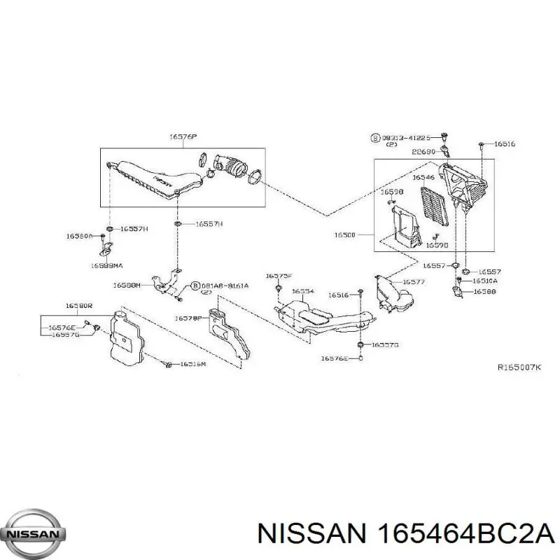  165464BC2A Nissan