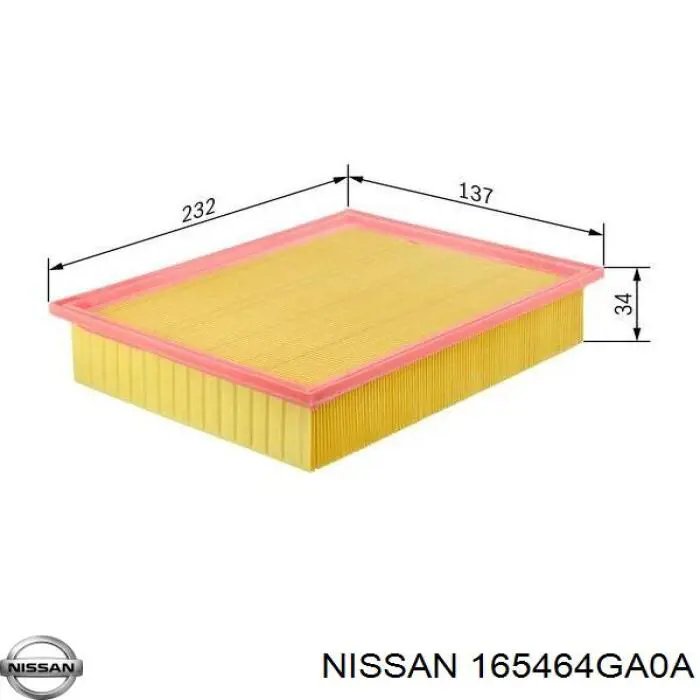  165464GA0A Nissan