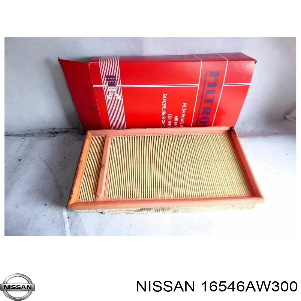 Елемент повітряного фільтра Nissan/Infiniti 16546AW300 ціна, від 6.03 USD