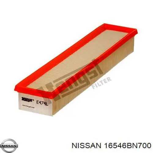 Купити 16546BN700 Nissan/Infiniti Автомобільний фільтр повітря
