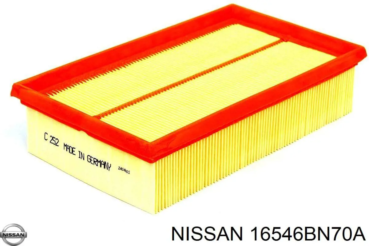Купити 16546BN70A Nissan/Infiniti Автомобільний фільтр повітря