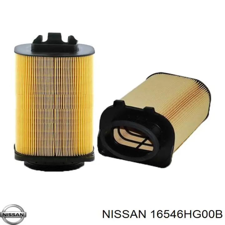 Елемент повітряного фільтра Nissan/Infiniti 16546HG00B ціна, від 22.71 USD