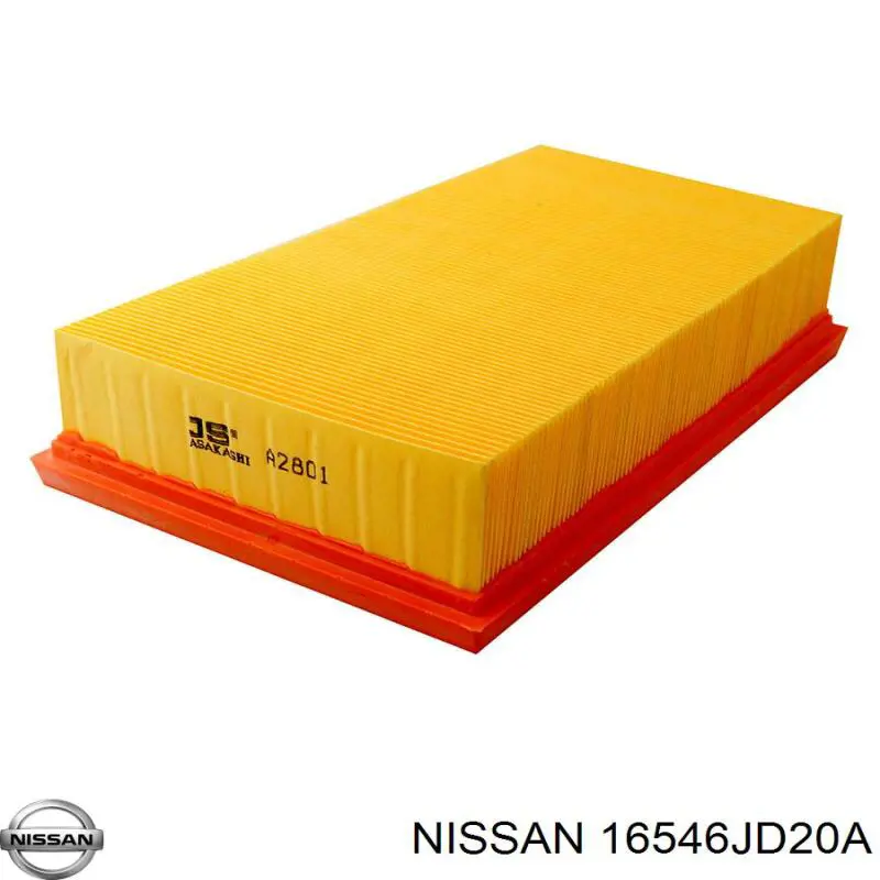 Повітряний фільтр 16546JD20A Nissan/Infiniti