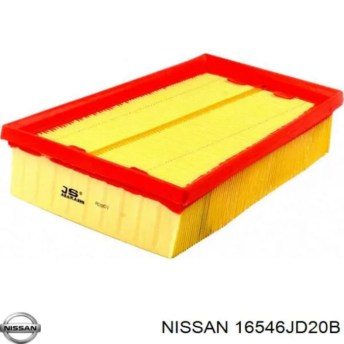Елемент повітряного фільтра Nissan/Infiniti 16546JD20B ціна, від 6.36 USD