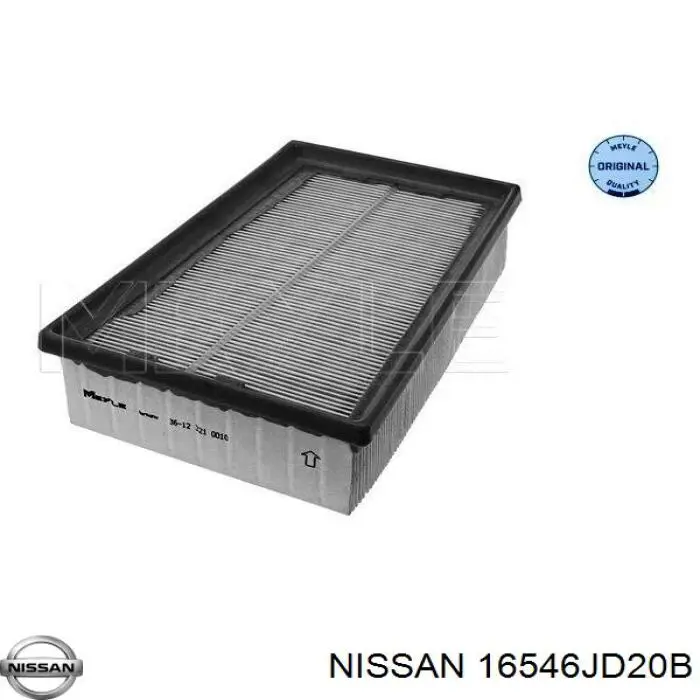 Купити 16546JD20B Nissan/Infiniti Автомобільний фільтр повітря