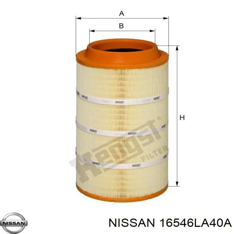 Фільтр повітряний 16546LA40A Nissan