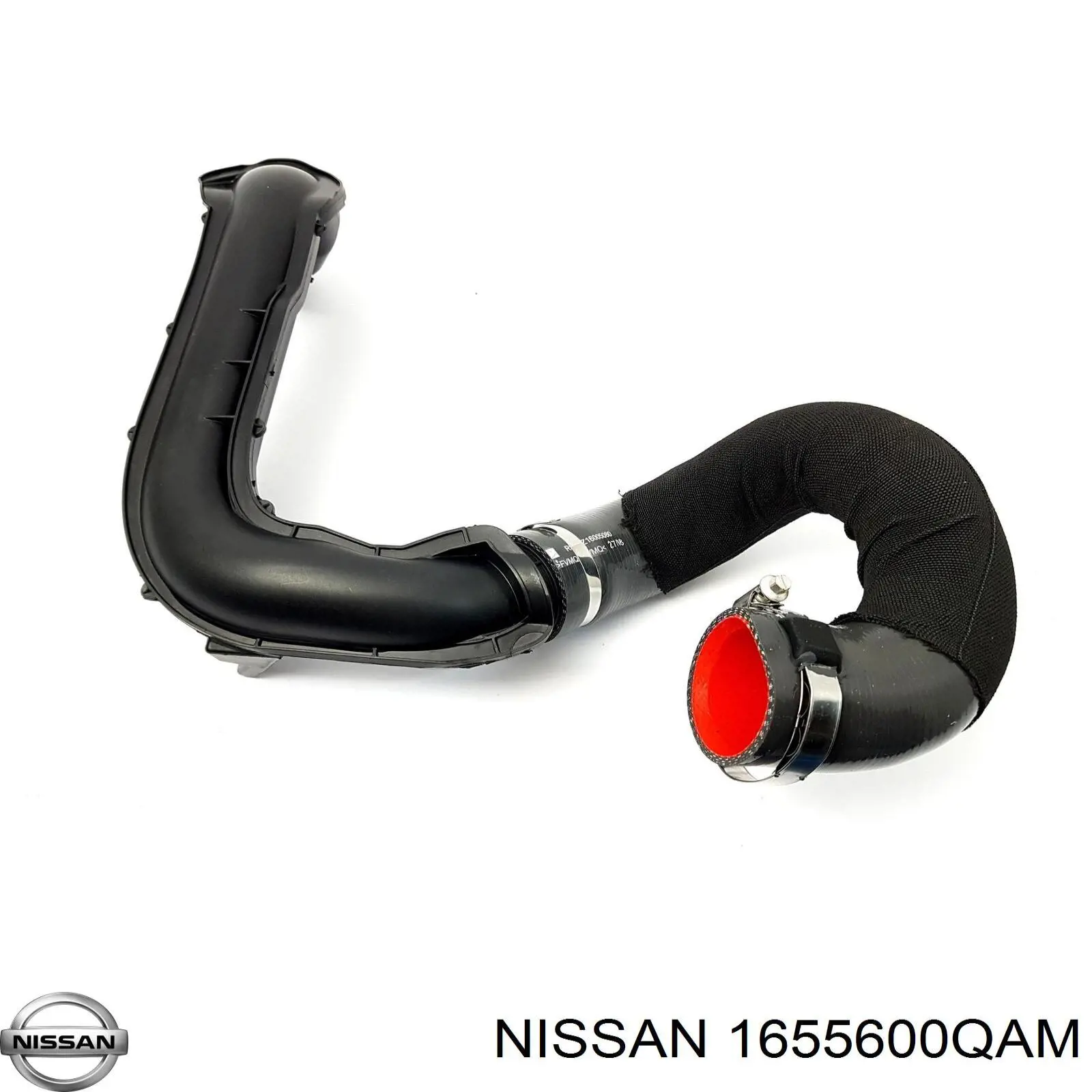 Патрубок повітряний, вхід в турбіну (наддув) 1655600QAM Nissan/Infiniti