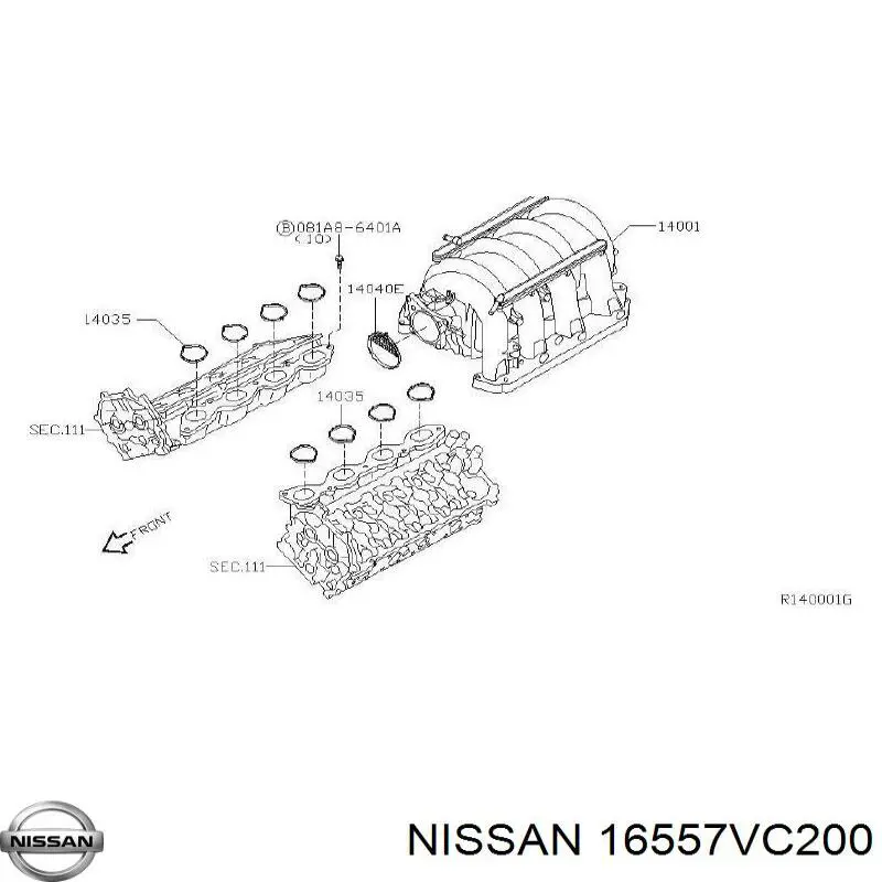  16557VC200 Nissan