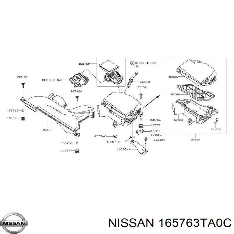 165763TA0C Nissan/Infiniti 