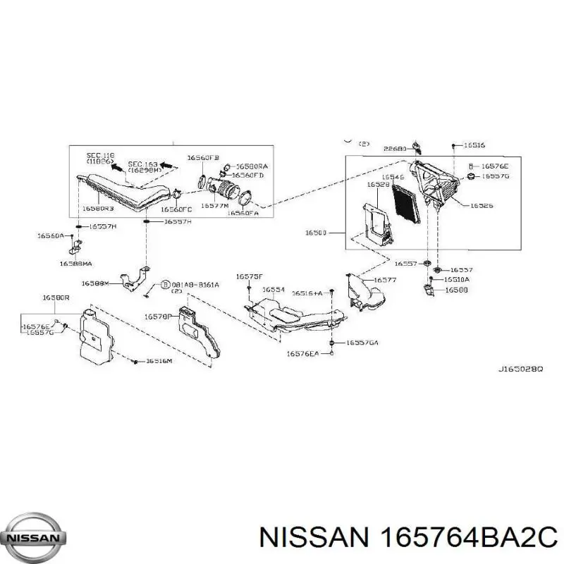  Nissan/Infiniti 165764BA2C ціна, від 46.88 USD