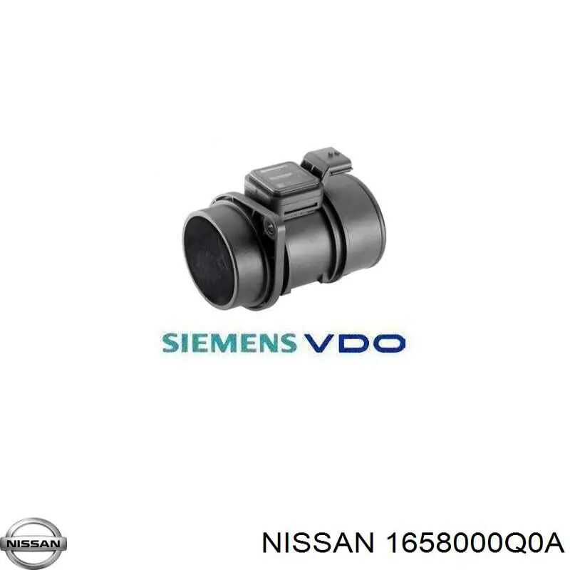 Датчик масової витрати повітря Nissan/Infiniti 1658000Q0A ціна, від 38.53 USD