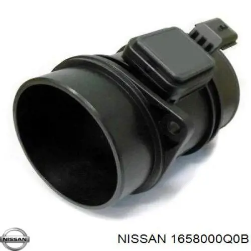 1658000Q0B Nissan датчик потоку (витрати повітря, витратомір MAF - (Mass Airflow))