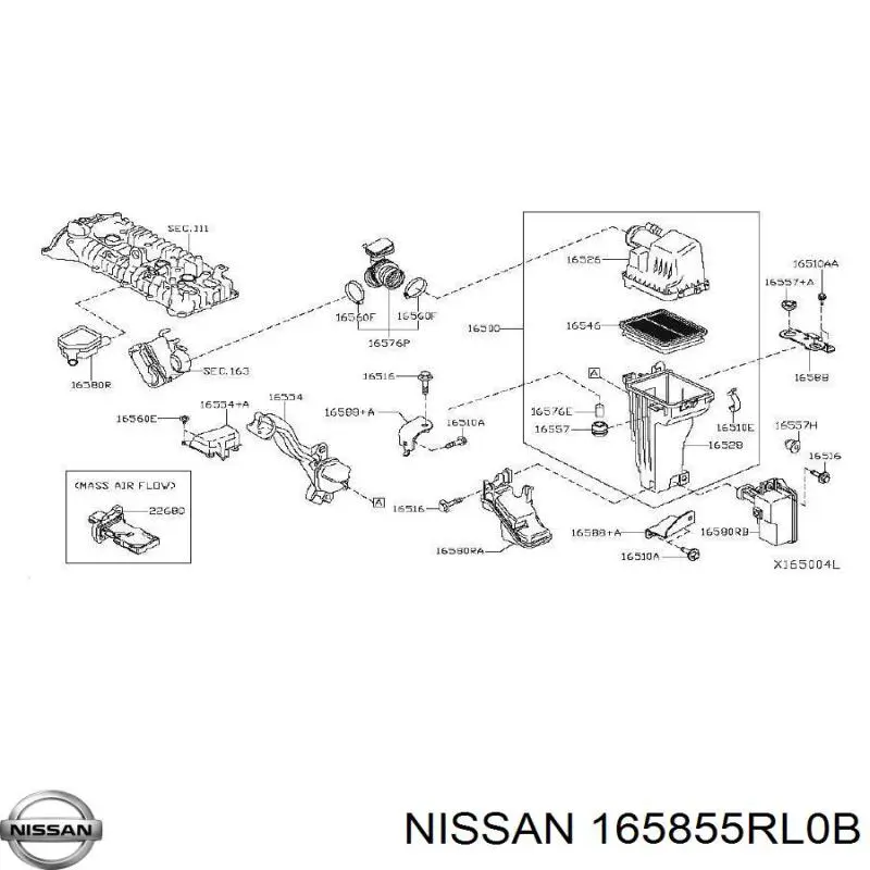 165855RL0B Nissan/Infiniti 