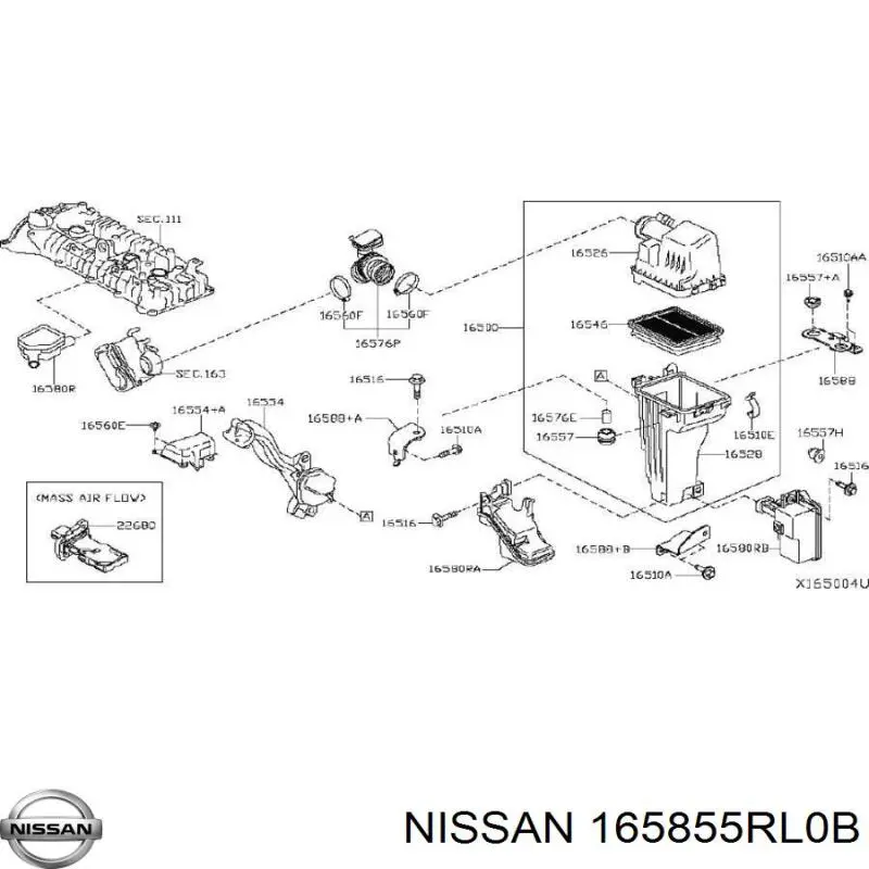 Купити 165855RL0B Nissan/Infiniti 