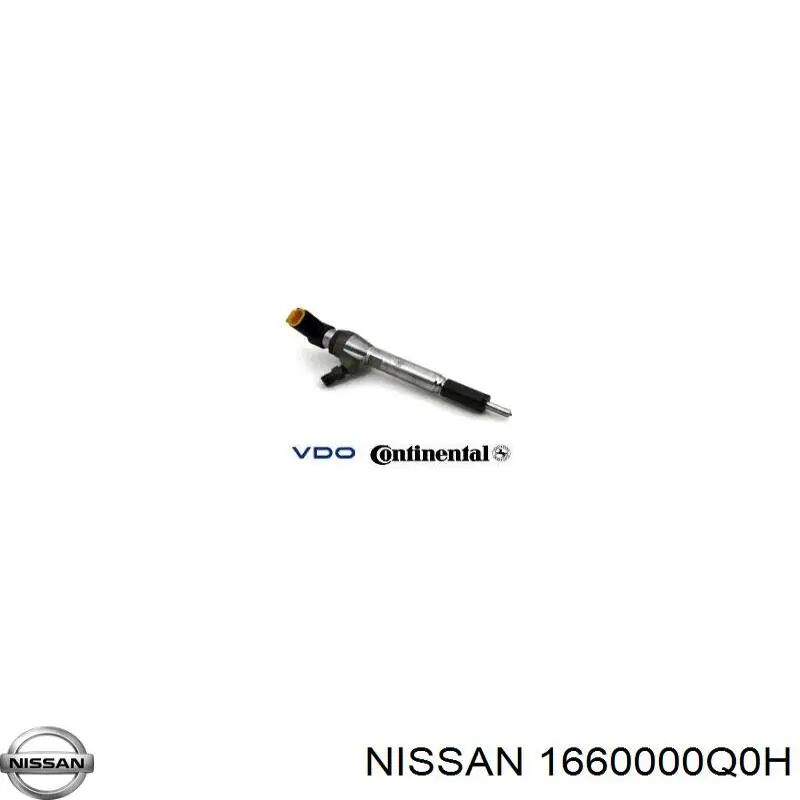 1660000Q1T Nissan форсунка вприску палива