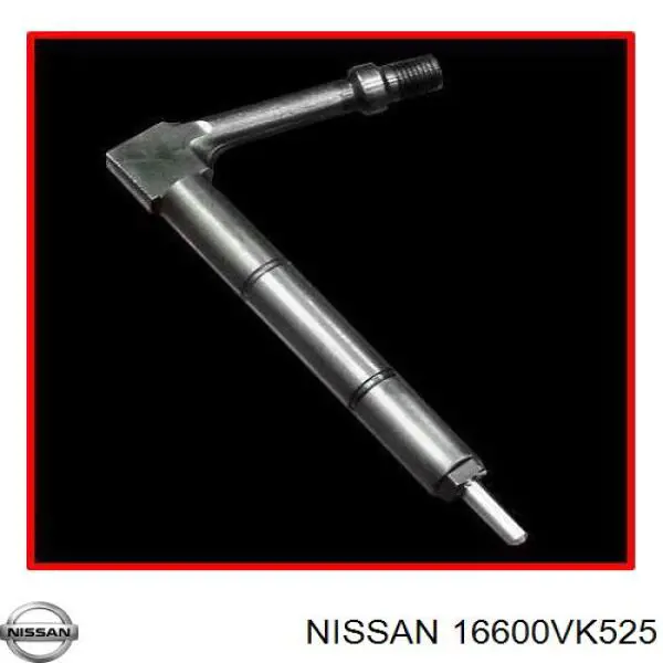 16600VK525 Nissan/Infiniti Форсунка вприску палива