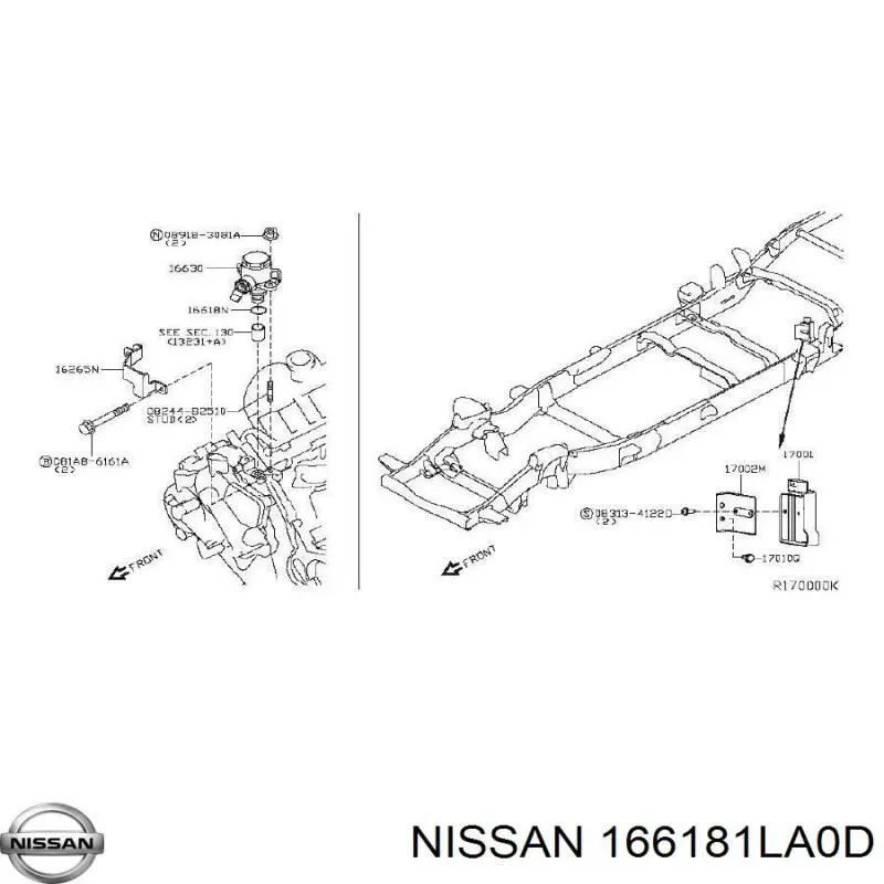 166181LA0D Nissan/Infiniti 