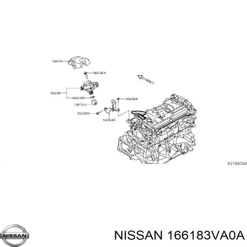  166183VA0A Nissan