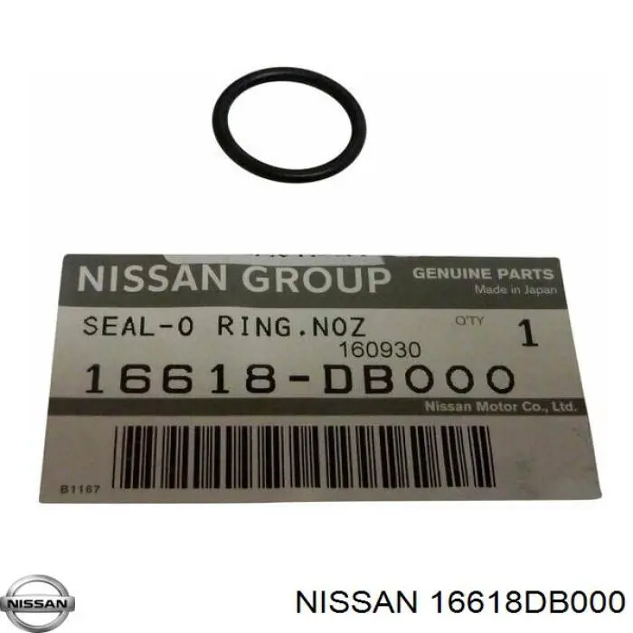 Купити 16618DB000 Nissan/Infiniti Ремкомплект форсунок