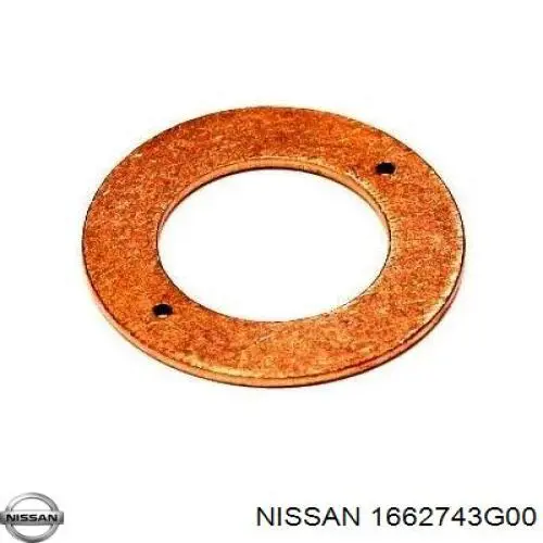 Кільце форсунки інжектора, посадочне 1662743G00 Nissan