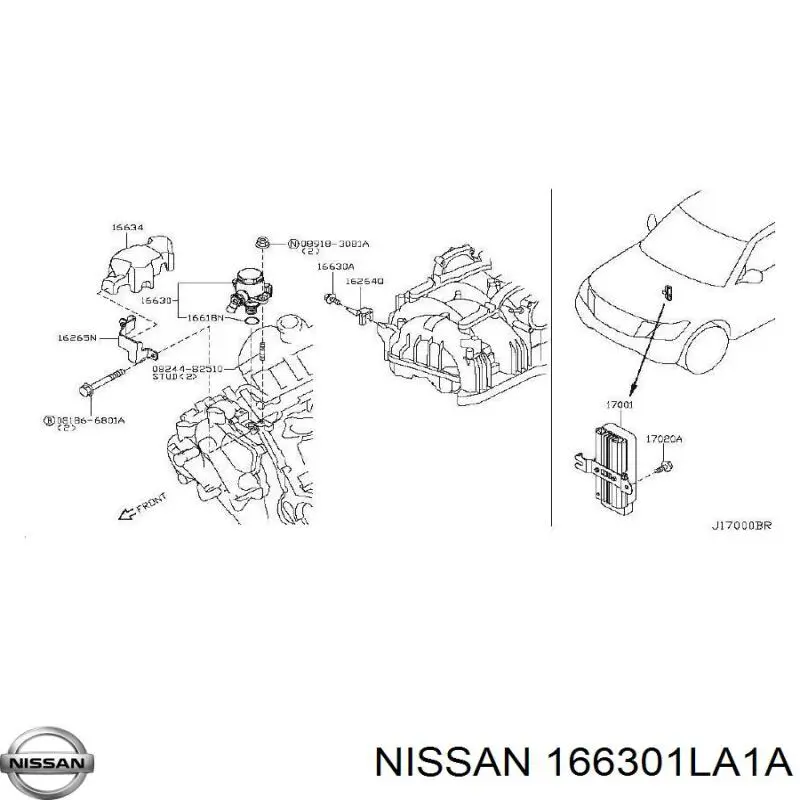 Насос паливний високого тиску Nissan/Infiniti 166301LA0A ціна, від 923.67 USD