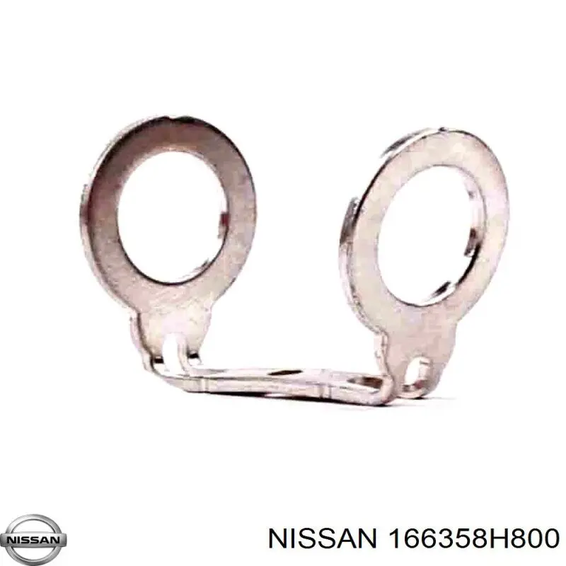 166358H800 Nissan кільце форсунки інжектора, посадочне