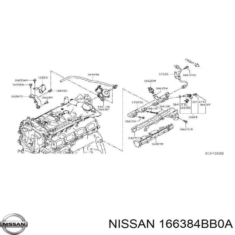  166384BB0A Nissan