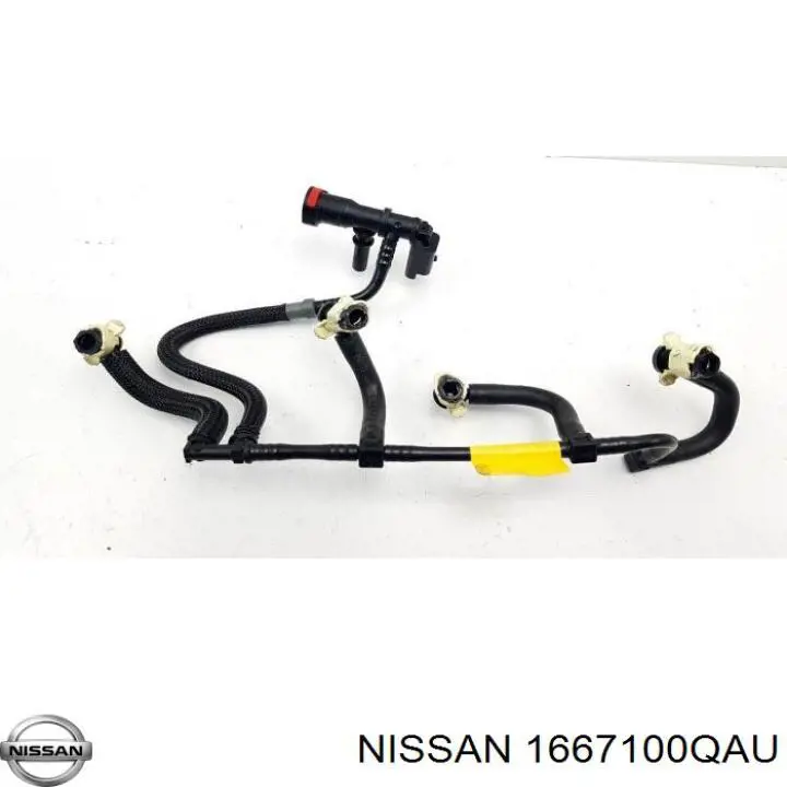 1667100QAU Nissan трубка паливна, зворотня від форсунок