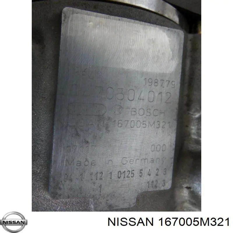 Насос паливний високого тиску Nissan/Infiniti 167005M321 ціна, від 250.00 USD