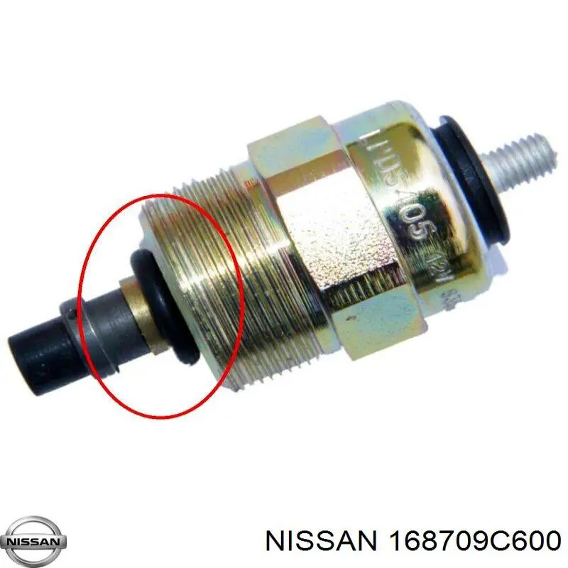 168709C600 Nissan клапан пнвт (дизель-стоп)