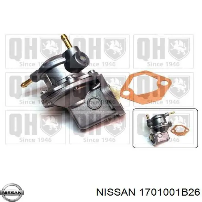 Купити 1701001B26 Nissan/Infiniti Паливний насос, механічний