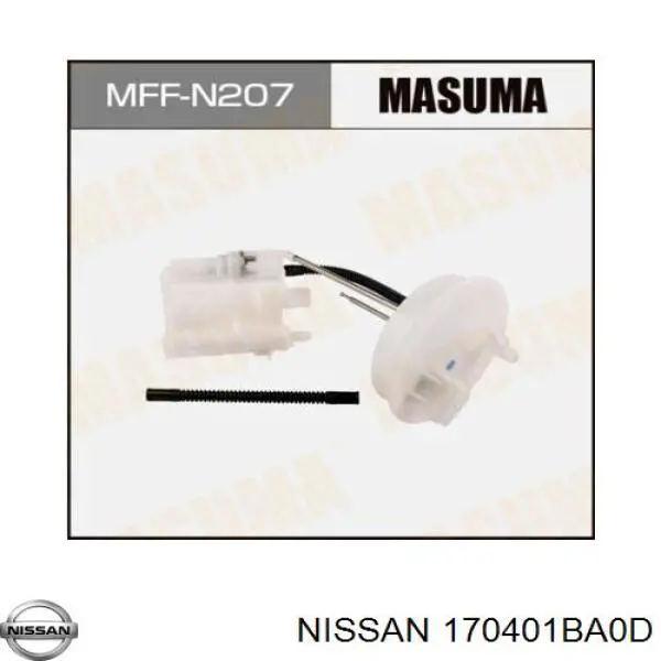 Модуль бензонасоса Nissan/Infiniti 170401BA0D ціна, від 28.06 USD