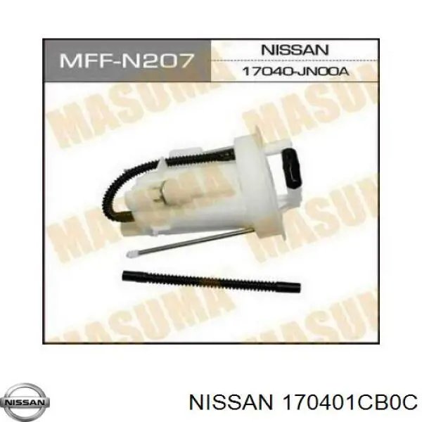 170401CB0C Nissan модуль паливного насосу, з датчиком рівня палива
