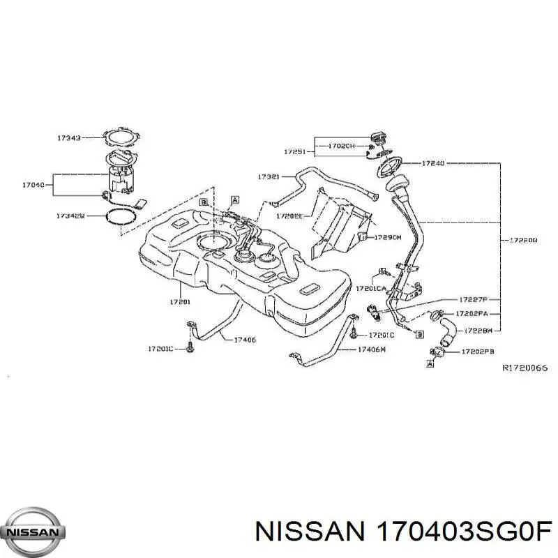 Модуль бензонасоса Nissan/Infiniti 170403SG0F ціна, від 50.66 USD