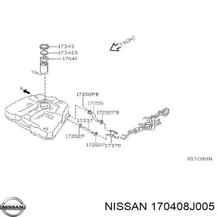  Бензонасос Nissan Altima 