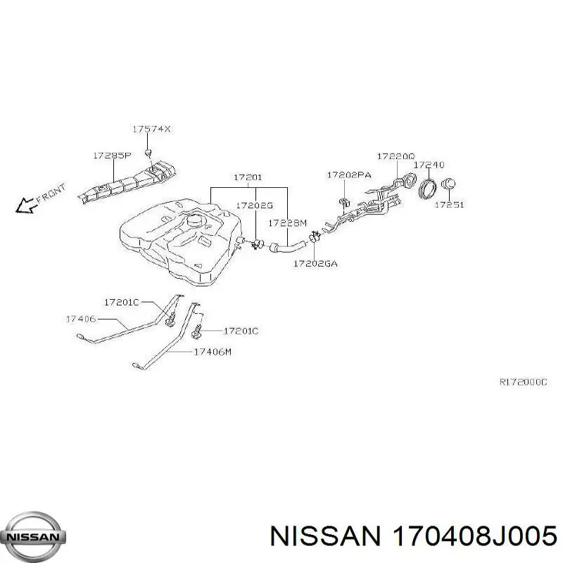 Модуль паливного насосу, з датчиком рівня палива Nissan Altima L31 (Нісан Altima)