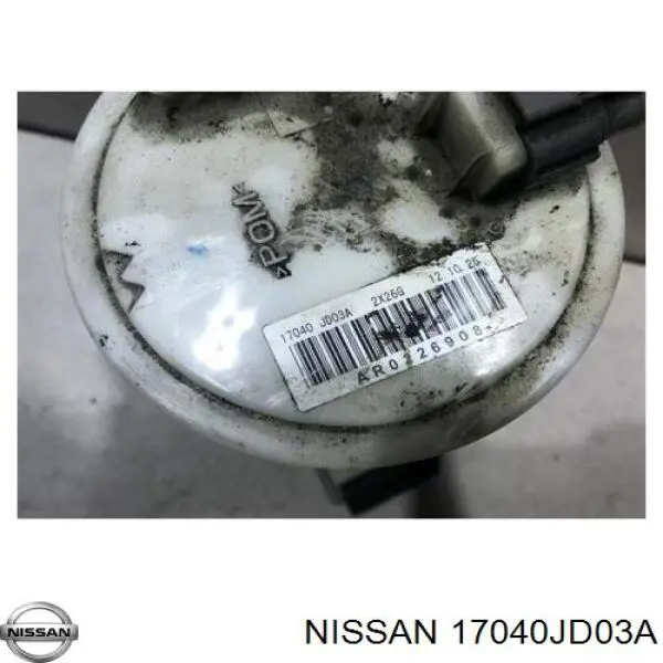 Модуль паливного насосу, з датчиком рівня палива P1267JD03A Nissan