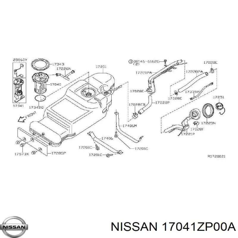 17041ZP00A Nissan/Infiniti 