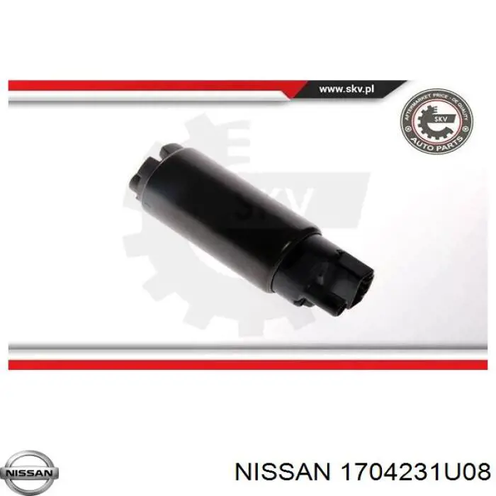 Елемент-турбінка паливного насосу Nissan/Infiniti 1704231U08 ціна, від 28.86 USD