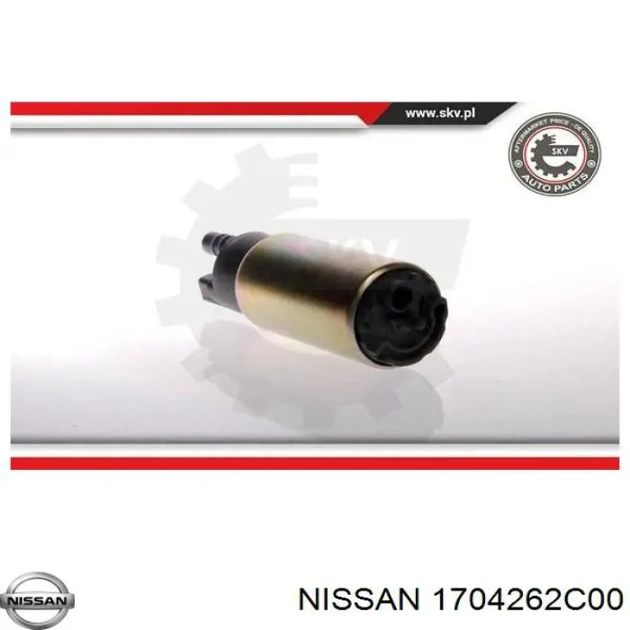 Паливний насос електричний, занурювальний Nissan/Infiniti 1704262C00 ціна, від 17.21 USD