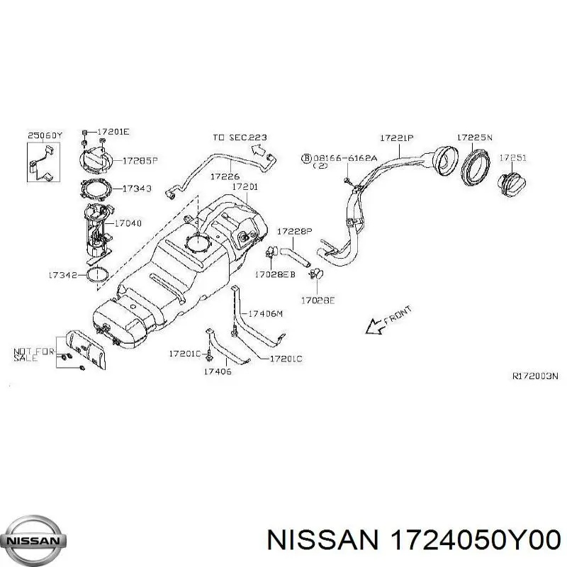  1724050Y00 Nissan