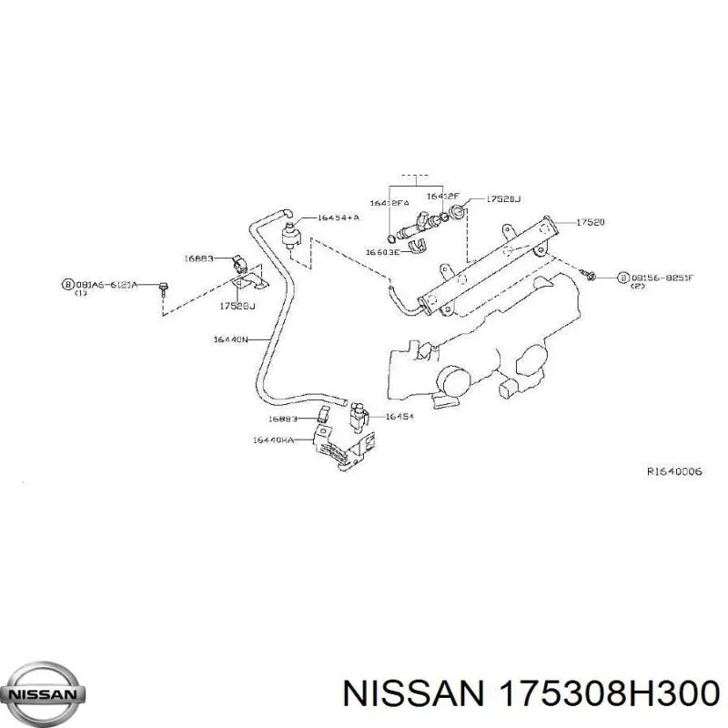  Nissan/Infiniti 175308H300 ціна, від 10.14 USD