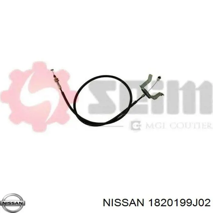 1820199J02 Nissan/Infiniti Трос газу (акселератора)