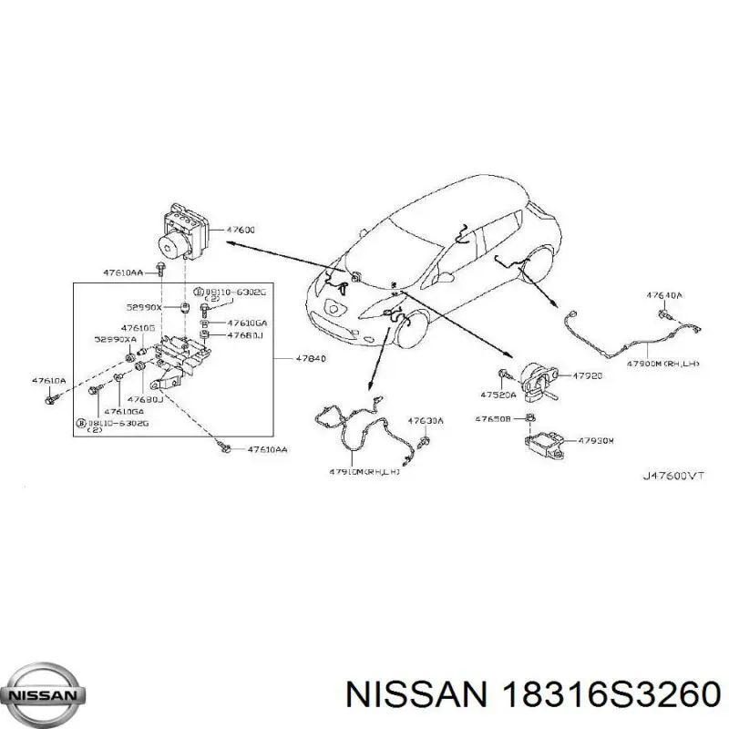 18316S3260 Nissan/Infiniti 
