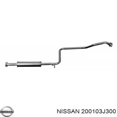 Труба приймальна (штани) глушника, передня Nissan Almera 1 (N15) (Нісан Альмера)