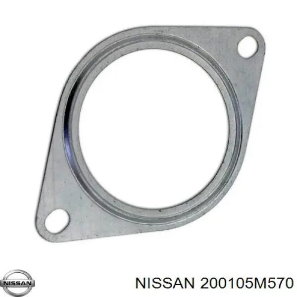 Труба приймальна (штани) глушника, передня на Nissan Almera (N16)