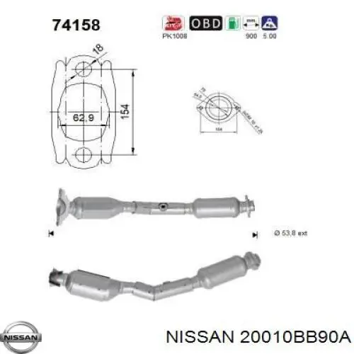  20010BB90A Nissan