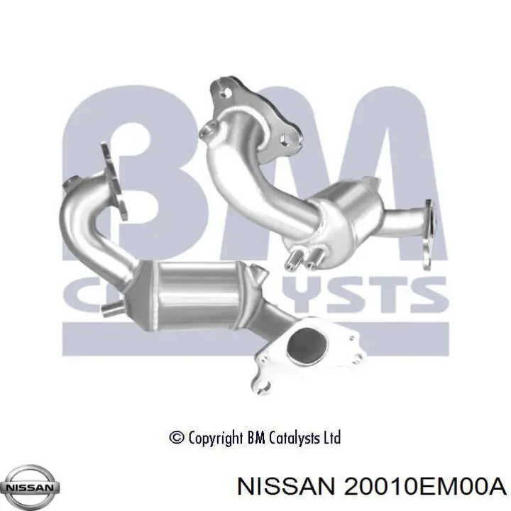Конвертор-каталізатор (каталітичний нейтралізатор) Nissan/Infiniti 20010EM00A ціна, від 301.79 USD
