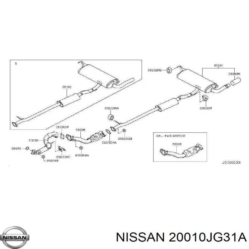 20010JG31A Nissan 