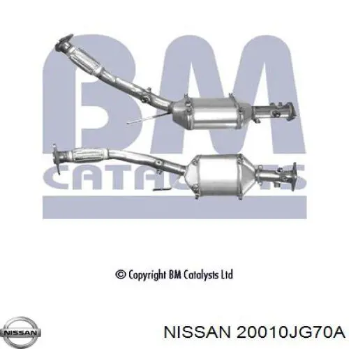 Фільтр системи відпрацьованих газів на Nissan X-Trail (T31)